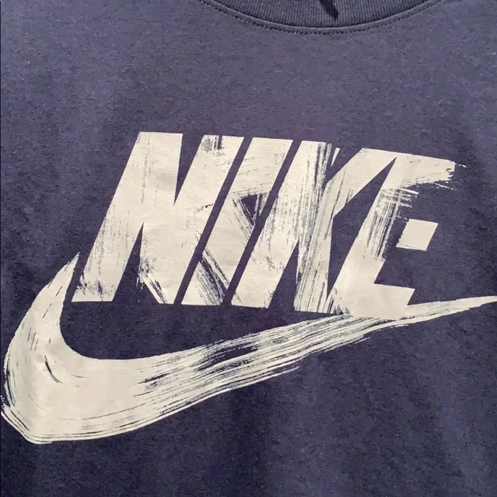 Nike Tee TShirt Navy Blue Swoosh Logo Sz XL NWT - Picture 4 of 10